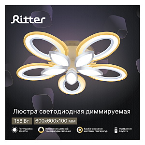 Потолочная люстра Ritter Como 52377 2